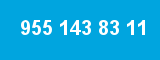 955 143 83 11 955 143 83 11